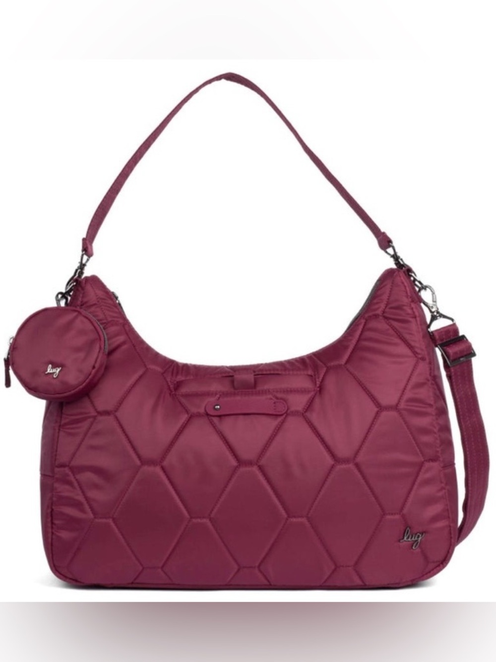 Winger 2pc Hobo Bag. Raspberry color. NWT